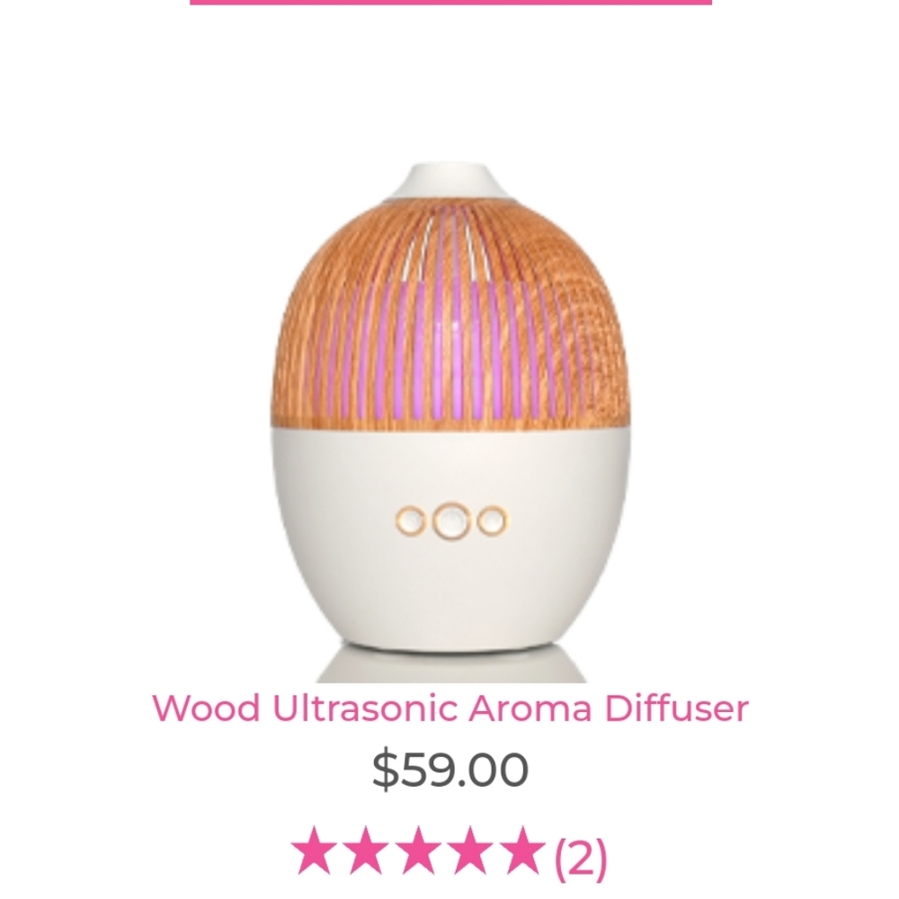 Pink zebra ultrasonic aroma diffuser